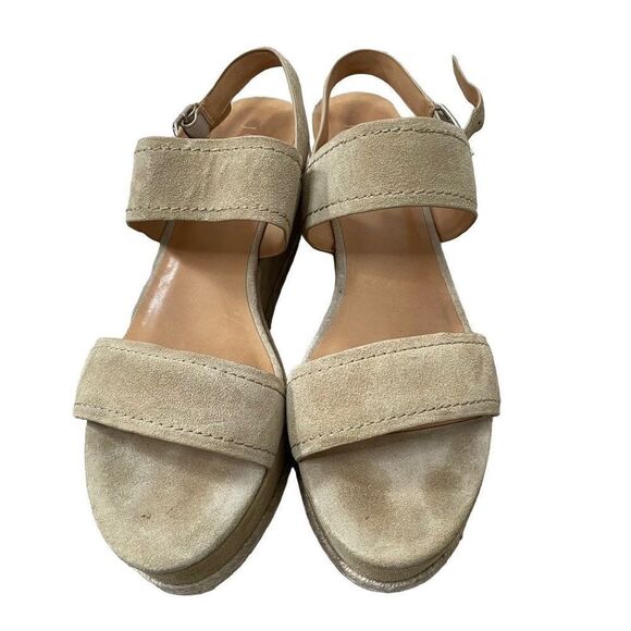 Joie Garland Suede Wedge Heel Sandal - Picture 6 of 8